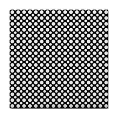 Dot Dots Dotted 2 Black Black Tile Coaster by impacteesstreetwearten