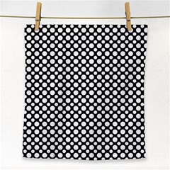 Dot Dots Dotted 2 Black Black Face Towel by impacteesstreetwearten