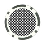 Dot Dots Dotted 2 Black Black Poker Chip Card Guard (10 pack) Front