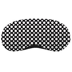 Dot Dots Dotted 2 Black Black Sleeping Mask by impacteesstreetwearten