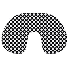 Dot Dots Dotted 2 Black Black Travel Neck Pillow by impacteesstreetwearten