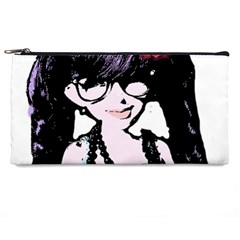 Girl With Flower Pencil Cases