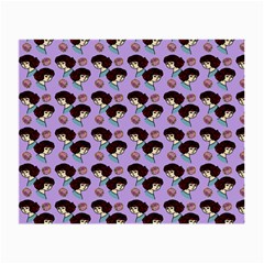 Redhead Girl Pattern Lilac Small Glasses Cloth by snowwhitegirl