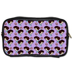 Redhead Girl Pattern Lilac Toiletries Bag (one Side) by snowwhitegirl