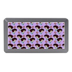 Redhead Girl Pattern Lilac Memory Card Reader (mini) by snowwhitegirl