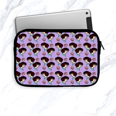 Redhead Girl Pattern Lilac Apple Ipad Mini Zipper Cases by snowwhitegirl