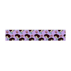 Redhead Girl Pattern Lilac Flano Scarf (mini) by snowwhitegirl