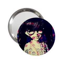 Retro Girl 2 25  Handbag Mirrors by snowwhitegirl