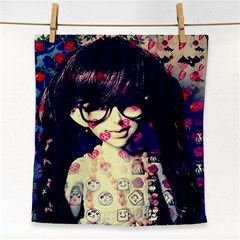 Retro Girl Face Towel by snowwhitegirl