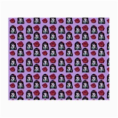 Girl Flower Pattern Lilac Small Glasses Cloth by snowwhitegirl