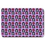 Girl Flower Pattern Lilac Large Doormat  30 x20  Door Mat