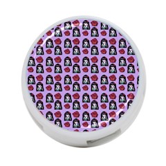 Girl Flower Pattern Lilac 4-port Usb Hub (one Side) by snowwhitegirl