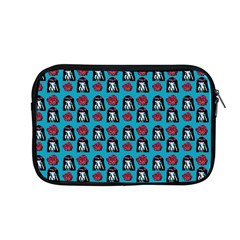 Girl Flower Pattern Blue Apple Macbook Pro 13  Zipper Case by snowwhitegirl