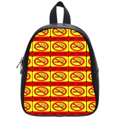 Dont Smoke School Bag (small) by ArtworkByPatrick