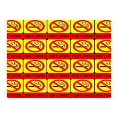 Dont Smoke Double Sided Flano Blanket (mini)  by ArtworkByPatrick