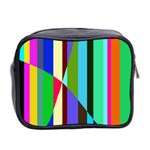 Stripes Interrupted Mini Toiletries Bag (Two Sides) Back