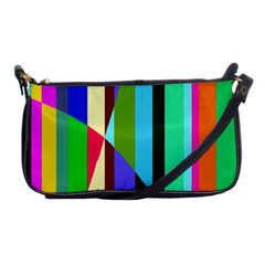 Stripes Interrupted Shoulder Clutch Bag by bloomingvinedesign