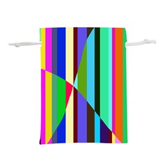 Stripes Interrupted Lightweight Drawstring Pouch (S)