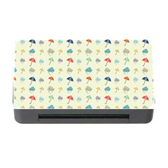 Clouds And Umbrellas Seasons Pattern Memory Card Reader With Cf by Wegoenart