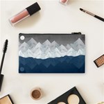 Snow Mountains Sea Sun Landscape Cosmetic Bag (Small) Back