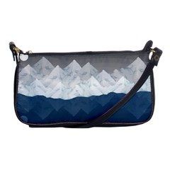 Snow Mountains Sea Sun Landscape Shoulder Clutch Bag by Wegoenart