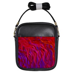 Background Texture Pattern Girls Sling Bag by Wegoenart