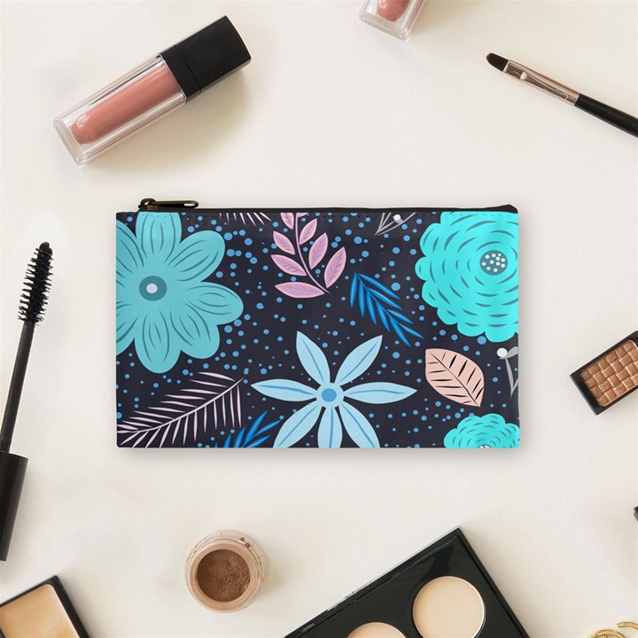 Pattern Nature Color Banner Modern Cosmetic Bag (Small)