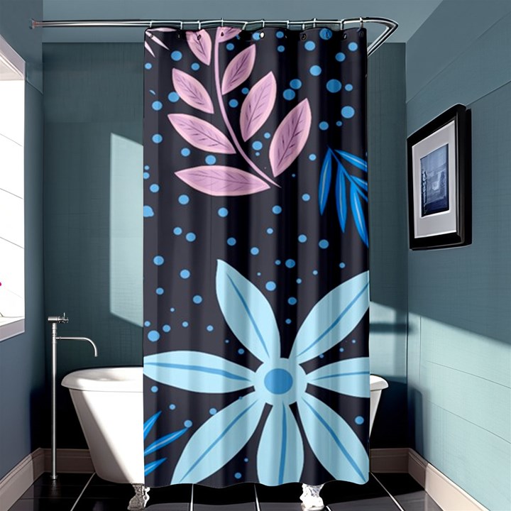 Pattern Nature Color Banner Modern Shower Curtain 36  x 72  (Stall) 