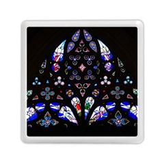 Barcelona Cathedral Spain Stained Glass Memory Card Reader (square) by Wegoenart