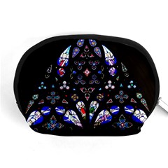 Barcelona Cathedral Spain Stained Glass Accessory Pouch (medium) by Wegoenart