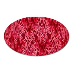 Background Abstract Surface Red Oval Magnet by Wegoenart