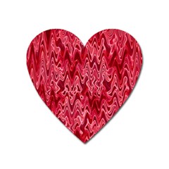 Background Abstract Surface Red Heart Magnet by Wegoenart