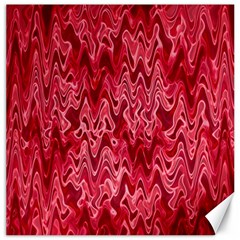 Background Abstract Surface Red Canvas 12  X 12  by Wegoenart