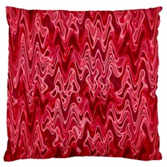 Background Abstract Surface Red Large Cushion Case (one Side) by Wegoenart