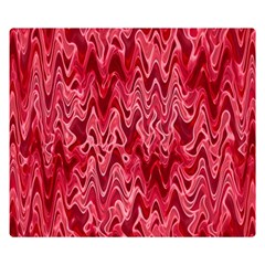 Background Abstract Surface Red Double Sided Flano Blanket (small)  by Wegoenart