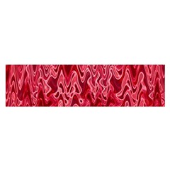 Background Abstract Surface Red Satin Scarf (oblong) by Wegoenart