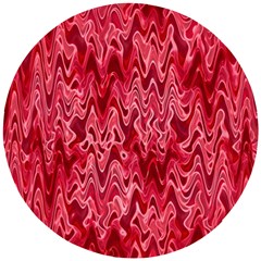 Background Abstract Surface Red Wooden Puzzle Round