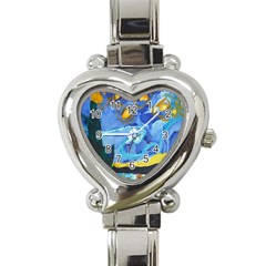 Painting Illustrations Vincent Van Gogh Heart Italian Charm Watch by Wegoenart