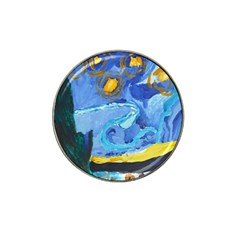 Painting Illustrations Vincent Van Gogh Hat Clip Ball Marker (4 Pack) by Wegoenart