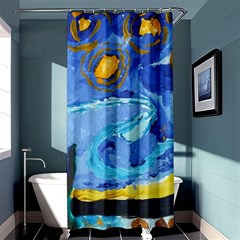 Painting Illustrations Vincent Van Gogh Shower Curtain 36  X 72  (stall)  by Wegoenart