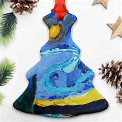 Painting Illustrations Vincent Van Gogh Ornament (christmas Tree)  by Wegoenart