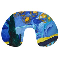 Painting Illustrations Vincent Van Gogh Travel Neck Pillow by Wegoenart