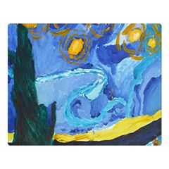 Painting Illustrations Vincent Van Gogh Double Sided Flano Blanket (large)  by Wegoenart