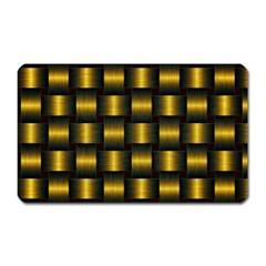 Background Pattern Desktop Metal Gold Golden Magnet (rectangular) by Wegoenart