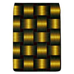 Background Pattern Desktop Metal Gold Golden Removable Flap Cover (l) by Wegoenart