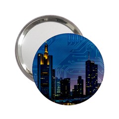 Smart City Circuit Board 2 25  Handbag Mirrors by Wegoenart