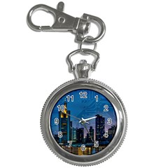 Smart City Circuit Board Key Chain Watches by Wegoenart