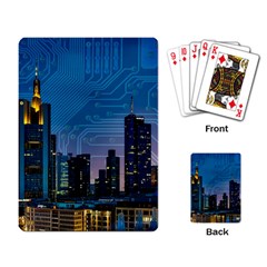 Smart City Circuit Board Playing Cards Single Design (rectangle) by Wegoenart