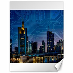 Smart City Circuit Board Canvas 36  X 48  by Wegoenart