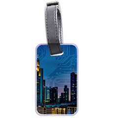 Smart City Circuit Board Luggage Tag (two Sides) by Wegoenart